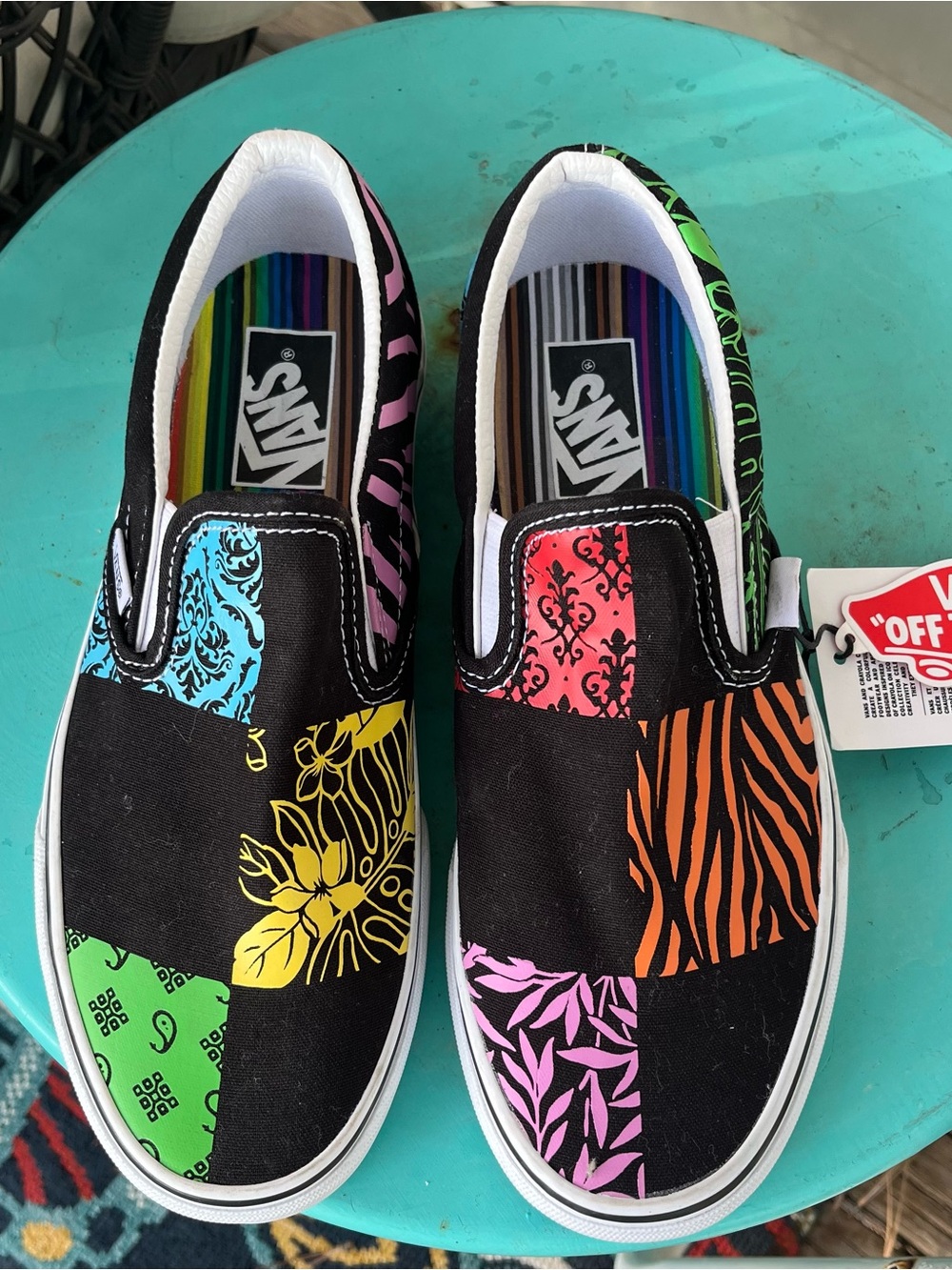 NWT Van’s Classic Crayola Slip Ons
